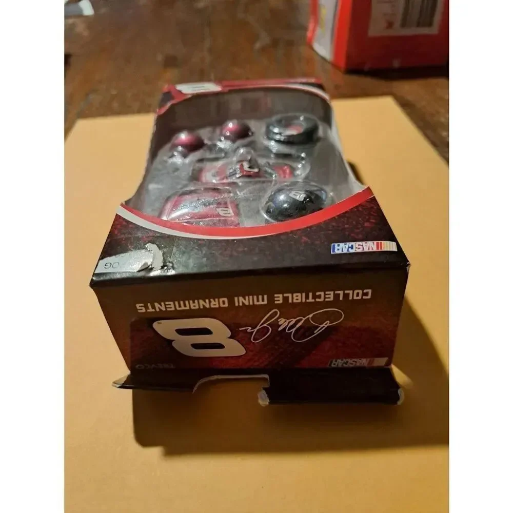 2007 Trevco Dale Earnhardt Jr. #8 NASCAR Mini Ornament Set Christmas Holiday